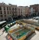 Por tapar. Las obras de FGC en Sabadell en el centro, que se prevé acondicionar