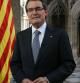El presidente de la Generalitat, Artur Mas, en un momento de su discurso con motivo de la Diada