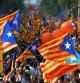La bandera independentista, 'l'estelada', protagonista de la manifestación de la Diada
