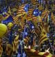Diada de Catalunya 2012. Las banderas independentistas inundaron la ciudad de Barcelona en una manifestación unitaria