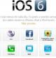 Pantallazo que muestra las principales novedades que presenta iOS 6