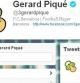 Gerard Piqué ha cambiado la imagen de su perfil de Twitter por el dibujo de un chupete después de que Shakira anunciara su embarazo