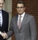 Mariano Rajoy recibe a Artur Mas en La Moncloa en septiembre de 2012
