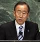 Ban Ki-moon en la asamblea de la ONU