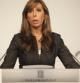 La presidenta del PPC, Alicia Sánchez-Camacho, en la rueda de prensa posterior a la intervención de Artur Mas en el Parlament
