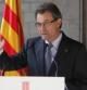 El presidente de la Generalitat, Artur Mas, en su rueda de prensa