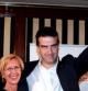 La portavoz nacional de UPyD, Rosa Díez, y al candidato a lehendakari Gorka Maneiro (d), celebran los resultados con la militancia tras conocer los resultados en las elecciones vascas del 21 de octubre 2012