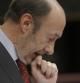 Alfredo Pérez Rubalcaba, en el pleno del Congreso