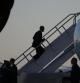 El presidente Barack Obama sube al Air Force One en el Aeropuerto de Orlando