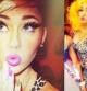 Miley Cyrus disfrazada como Nicki Minaj