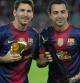 Messi y Xavi ofrecen la Bota de Oro y el Príncipe de Asturias respectivamente