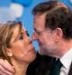 Mariano Rajoy y Alicia Sanchez Camacho durante el acto electoral del Partido Popular de Catalunya que se ha celebrado esta tarde en La LLotja de Lleida