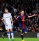 Leo Messi, celebrando su gol ante el Zaragoza
