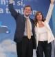 El presidente del Gobierno, Mariano Rajoy, y la presidenta del PP catalán, Alícia Sánchez-Camacho