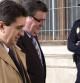 Jaume Matas, a la entrada del juzgado donde debe declarar por el caso Over Marketing