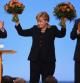 Angela Merkel, reelegida presidenta del CDU, su partido.