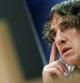 El capitán del Barça Carles Puyol, durante una rueda de prensa