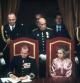 1978 Madrid.- Su Majestad el Rey Don Juan Carlos procede a la sanción de la Constitución, durante un acto celebrado en el Congreso de los Diputados, en presencia de la Reina Doña Sofía y del Príncipe Felipe
