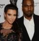 Kanye West y Kim Kardashian en The Mirage Hotel & Casino el 31 de diciembre de 2012 en Las Vegas, Nevada