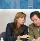 Carlos Floriano y Alícia Sánchez-Camacho conversan durante una reunión con la ejecutiva del PP catalán