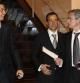 Cristiano Ronaldo, Jorge Mendes y José Mourinho, en una foto de archivo