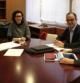 Lluís Salvadó, Marta Rovira, Jordi Turull y Marta Llorens, portavoces adjuntos de ERC y CiU en el Parlament, reunidos este lunes
