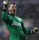 David De Gea celebra uno de los goles del Manchester United