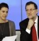 El presidente del PP, Mariano Rajoy, junto a la secretaria general, María Dolores de Cospedal, en una reunión del Comité Ejecutivo Nacional