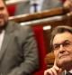 Artur Mas y Oriol Junqueras, en el Parlament de Catalunya