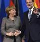 Archivo: Merkel y Rajoy, antes de su comparecencia conjunta en Berlín