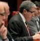 El conseller de Presidencia de la Generalitat, Francesc Homs, durante su comparecencia en la comisión de Asuntos Institucionales del Parlament de Catalunya