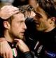 El jugador del Juventus Claudio Marchisio (i) celebra con su compañero Alessandro Matri (d) después de anotar un gol ante el Celtic Glasgow