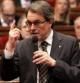 Artur Mas durante la sesión de control al president, en el Parlament de Catalunya
