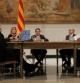 Imagen de la reunión de la cumbre anticorrupción en el Palau de la Generalitat
