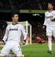 Cristiano Ronaldo celebra su segundo tanto en el Camp Nou