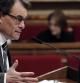 El presidente de la Generalitat, Artur Mas, en el Parlament de Catalunya