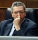 El ministro de Justicia, Alberto Ruiz-Gallardón, durante la sesión de control al Gobierno, esta mañana en el Congreso de los Diputados.