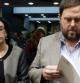 El presidente de ERC, Oriol Junqueras, junto a la secretaria general de ERC, Marta Rovira