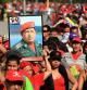 Simpatizantes del Presidente de Venezuela, Hugo Chávez, hacen fila para despedirse del líder bolivariano