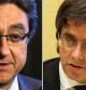 Enric Millo, diputado del PPC, y Carles Puigdemont, alcalde de Girona