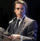 El expresidente José María Aznar, durante su intervención en la presentación del libro 'El arte de emprender'
