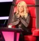 Shakira, en un instante de la grabación de The Voice