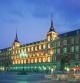 La Plaza Mayor de Madrid al anochecer