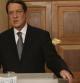 Anastasiades, durante un discurso televisivo