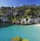Una imagen de cala Macarelleta, una de las más conocidas de la isla de Menorca a la que se accede a pie
