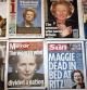 Portadas de la prensa británica del 9 de abril, al día siguiente de la muerte de Margaret Thatcher