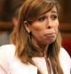La líder del PPC, Alicia Sánchez-Camacho, en el Parlament de Catalunya