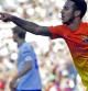 Thiago celebra su gol ante el Zaragoza