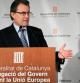 El presidente de la Generalitat, Artur Mas, durante una conferencia en la sede del Govern en Bruselas