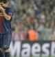 Messi se lamenta durante la derrota del Barça en Múnich